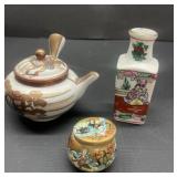 Lot of Asian Themed Porcelain (signed, etcï¿½)