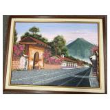 Framed signed Painting Scenic