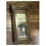 Lg High Quality Wall Clock w/Westminster Chimes &