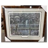 FRAMED, MATTED & NUMBERED 1/1000 LITTLE RIVER AT