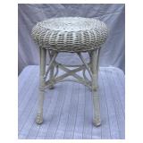 Round Wicker Stool