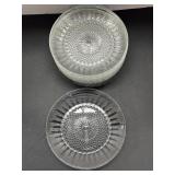Set of (12) Fancy Glass Plates