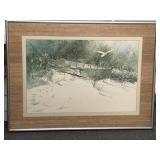 Framed Signed Beach Print