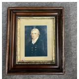 Vintage Fancy Framed Colorful Portrait
