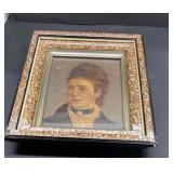 Fancy Vintage Framed Colorful Portrait