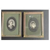 (2) Fancy Framed Vintage Photographs