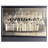 Framed Vintage Group Photo