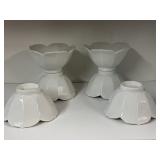 Lot of (6) Flower Themed Bowls