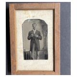 Framed Vintage Photo of a Gentleman