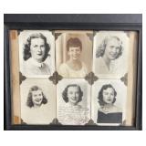 Framed Vintage Scholastic Photo