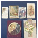 (6) Vintage Religious Cards