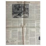 Vintage newspaper from 1958