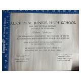 Vintage high school paper 1945