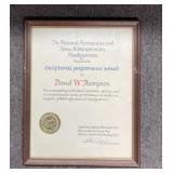 Framed Vintage Government Certificate