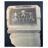 Vintage winning cup polo team