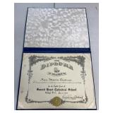 Vintage diploma