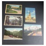 (5) Vintage Scenic Postcards