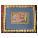 Artwork with Gold frame tone