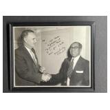 Framed Signed Vintage Photograph