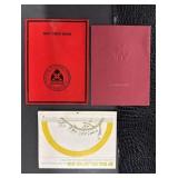 Vintage Calendar & HARVARD Business School Folder