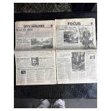 Old ï¿½The Bulletinï¿½ newspaper 1982