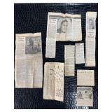 Old Newspaper Clippings