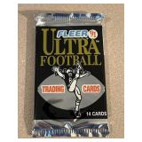 Vintage UNOPENED Pack Football Cards