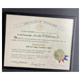 Framed Political Memorabilia