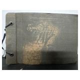 Vintage Album With 36 B&W Photographs