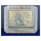 Metal &Wood Hanging Mail Holder