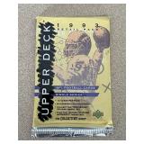 Vintage UNOPENED Pack of Football Cards