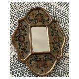 Small Fancy Hand Decorated Peruvian Mirror