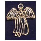 Gold & Silver Toned Angel Broach