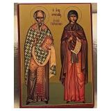 Russian (?) Icon (?) Plaque