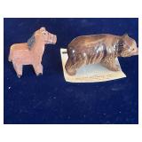 Lot of (2) Hagen-Renaker Porcelain Animals (With