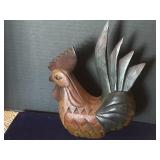 Carved Wooden Rooster