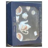 Collectible MJ Hummel Miniature Tea Set