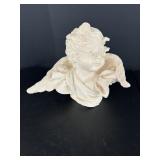 Nice Signed Cherub Sculpture