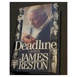 Book - Deadline A Memoir by James Reston