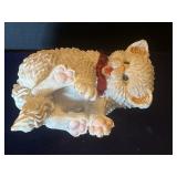 Heavy Hand Painted Italian Playful Kitty by Griffe