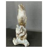 Large Figure of a Squirrel Eating a Nut