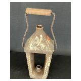 Nice Large Fancy Decorated Italian Bisque Lantern