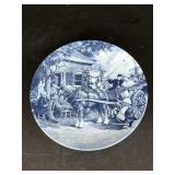 Hand Decorated Blue Delft Plate - Holland