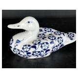 Cardinal Fine Porcelain Blue & White Duck