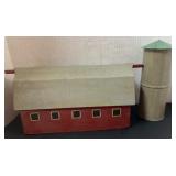 Hand Made Barn & Silo. - Vintage
