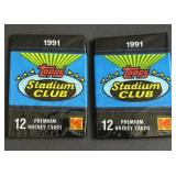 (2) UNOPENED Packs of  Vintage Hockey Cards