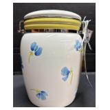 Too Good Gourmet Floral Decorated Jar w/Lid