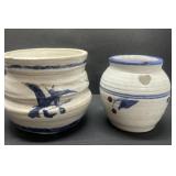 (2) Pieces Stoneware Pottery
