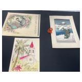 3 Vintage Ephemera Cards