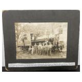 Vintage Photograph of a Train Engine